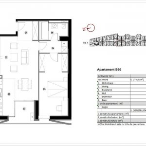 Apartament 2 camere 102 The Adress