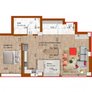 Apartament 2 camere | Domenii