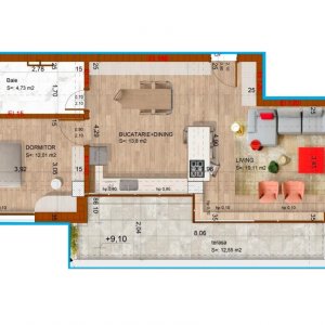 Apartament 2 camere | Domenii