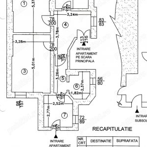 Apartament 3 camere in vila | Capitale | Boxa la subsol