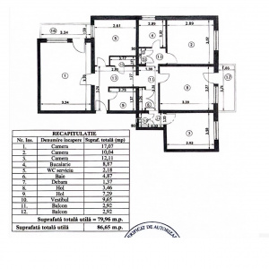 Apartament 4 camere Turda | Imobil 1983