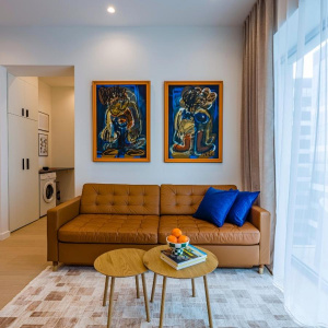 Apartament 2 camere Barbu Vacarescu | 2024 | Loc de parcare | Mobilat designer